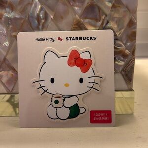 Hello Kitty Limited Edition Starbucks Gift Card with $10 loaded. Unused
